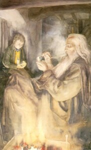 Frodo and Gandalf © Alan Lee