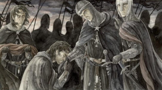 Ohtar takes leave of Isildur Ohtar takes leave of Isildur © Anke Eißmann