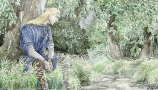 Finrod listens to the counsel of Ulmo Finrod listens to the counsel of Ulmo © Anke Eißmann