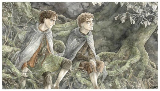 Pippin and Merry in Fangorn Forest © Anke Eißmann
