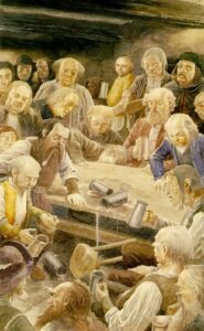 Incident at the Prancing Pony Incident at the Prancing Pony © Alan Lee