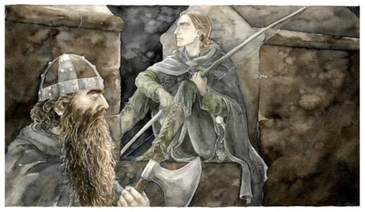 Gimli and Legolas © Anke Eißmann
