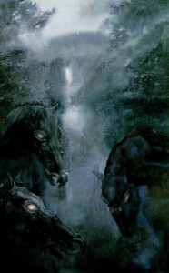 Attack at Crickhollow © Alan Lee