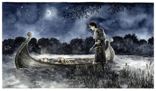 The funeral-boat of Boromir © Anke Eißmann