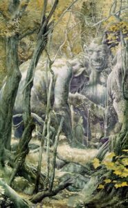 The Stone Trolls The Stone Trolls © Alan Lee