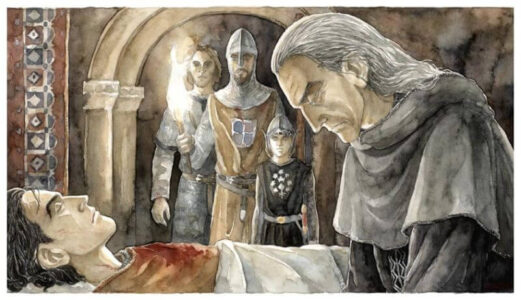 Denethor grieves for his son © Anke Eißmann