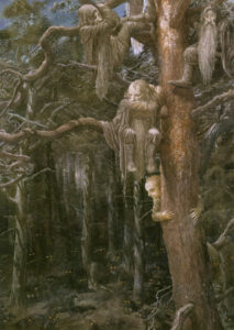 the wargs had no intention of going away © Alan Lee
