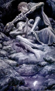 The taming of Smeagol © Alan Lee