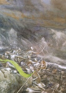 The Elves were the first to charge © Alan Lee