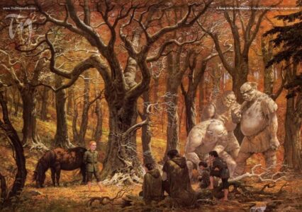 A Song in The Trollshaws © Ted Nasmith