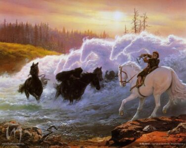 At The Ford © Ted Nasmith