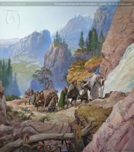 Company Attempts the Pass of Caradhras © Ted Nasmith