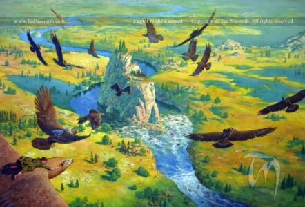Eagles to the Carrock © Ted Nasmith