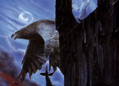 Escape from Orthanc Escape from Orthanc © John Howe