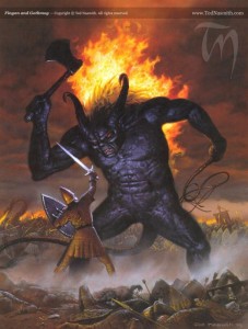 Fingon and Gothmog © Ted Nasmith