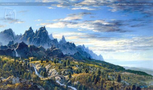 First Sight of Ithilien © Ted Nasmith