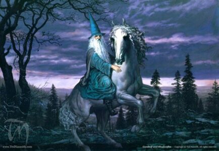 Gandalf and Shadowfax © Ted Nasmith