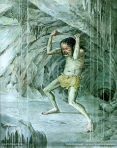 Gollum is Defeated © Ted Nasmith