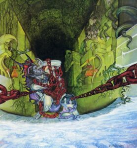 Melkor chained Melkor chained © Roger Garland