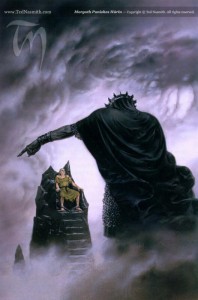 Morgoth Punishes Hurin Morgoth Punishes Hurin © Ted Nasmith