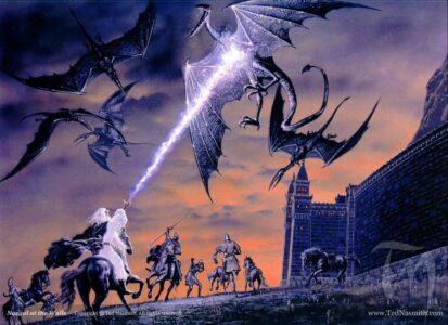 Nazgûl at the Walls Nazgûl at the Walls © Ted Nasmith