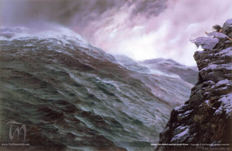 Queen Tar-Miriel and the Great Wave © Ted Nasmith