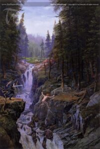 Saeros Fatal Leap Saeros Fatal Leap © Ted Nasmith