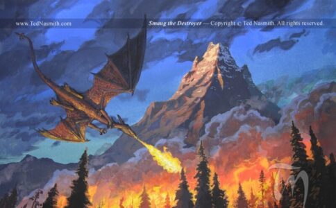 Smaug, the Destroyer © Ted Nasmith