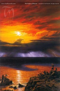 The Eagles of Manwe © Ted Nasmith