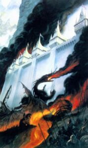 The Fall of Gondolin The Fall of Gondolin © John Howe
