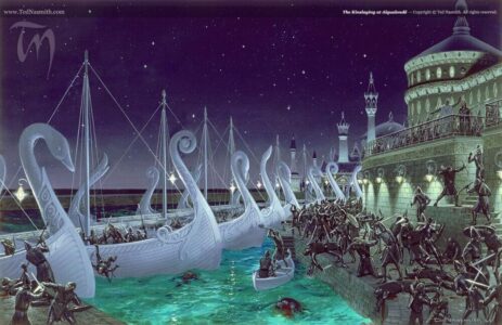 The Kinslaying at Alqualondë © Ted Nasmith