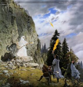 The Stranger in the Forest © Ted Nasmith