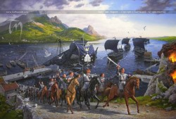 Thus Came Aragorn © Ted Nasmith