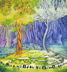 Two Trees of Valinor Two Trees of Valinor © Roger Garland