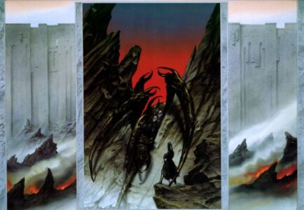 Ungoliant and Melkor Ungoliant and Melkor © John Howe